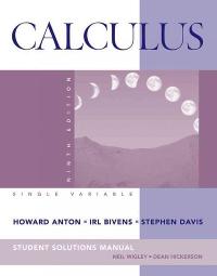 solutions manual calculus late transcendentals 9th edition
